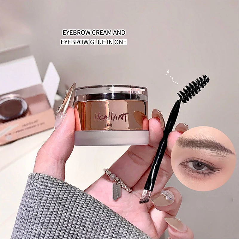2-in-1 Eyebrow Cream and Gel Set for Defined Brows - 3