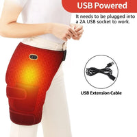 Heated Hip and Thigh Support Brace for Pain Relief