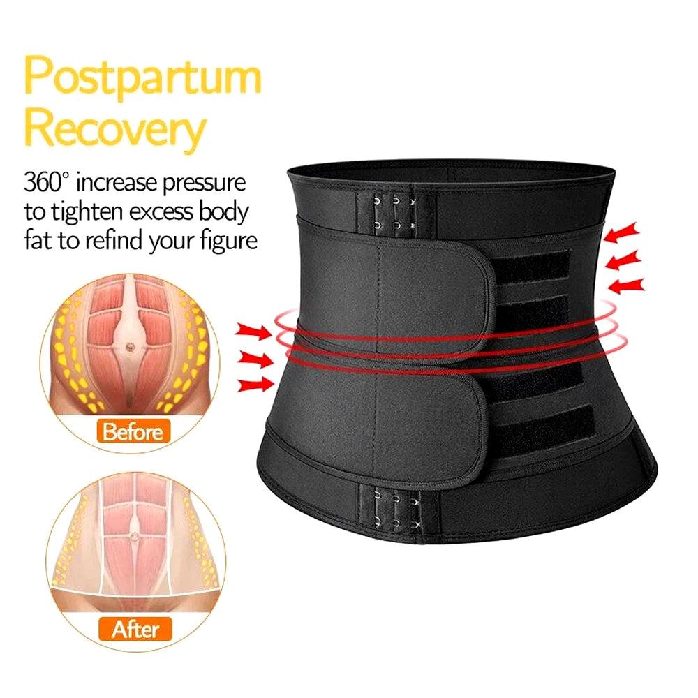 Sauna Sweat Waist Trainer and Tummy Slimming Belt - 16