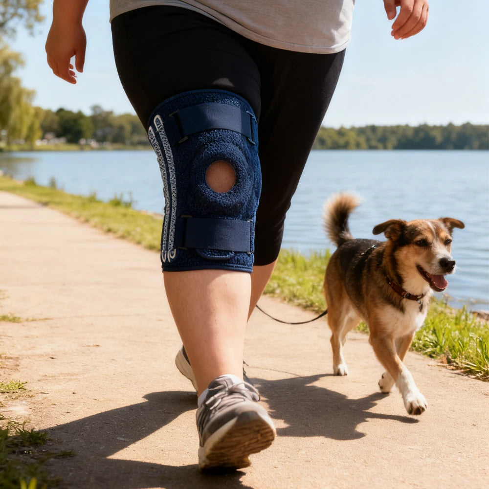 Adjustable Plus Size Knee Brace for Joint Pain Relief - 6