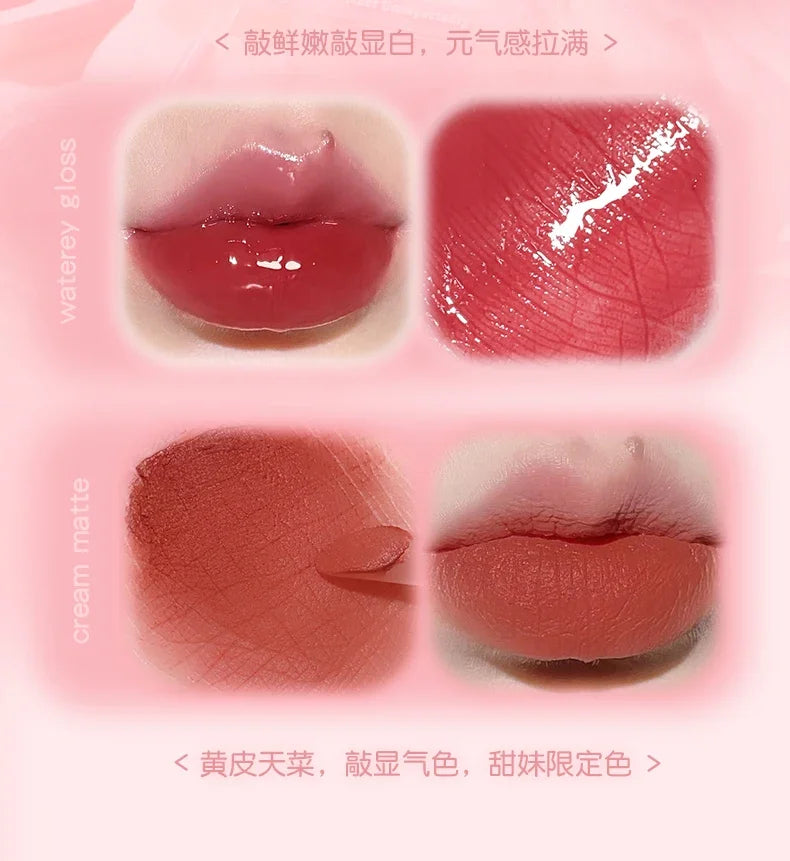 2-in-1 Dual Shade Mirror Finish Lip Gloss - 19