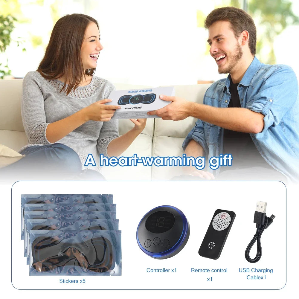 Portable Electric Muscle Massage Patch for Pain Relief - 6
