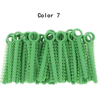 Orthodontic Elastic Ligature Ties for Dental Braces