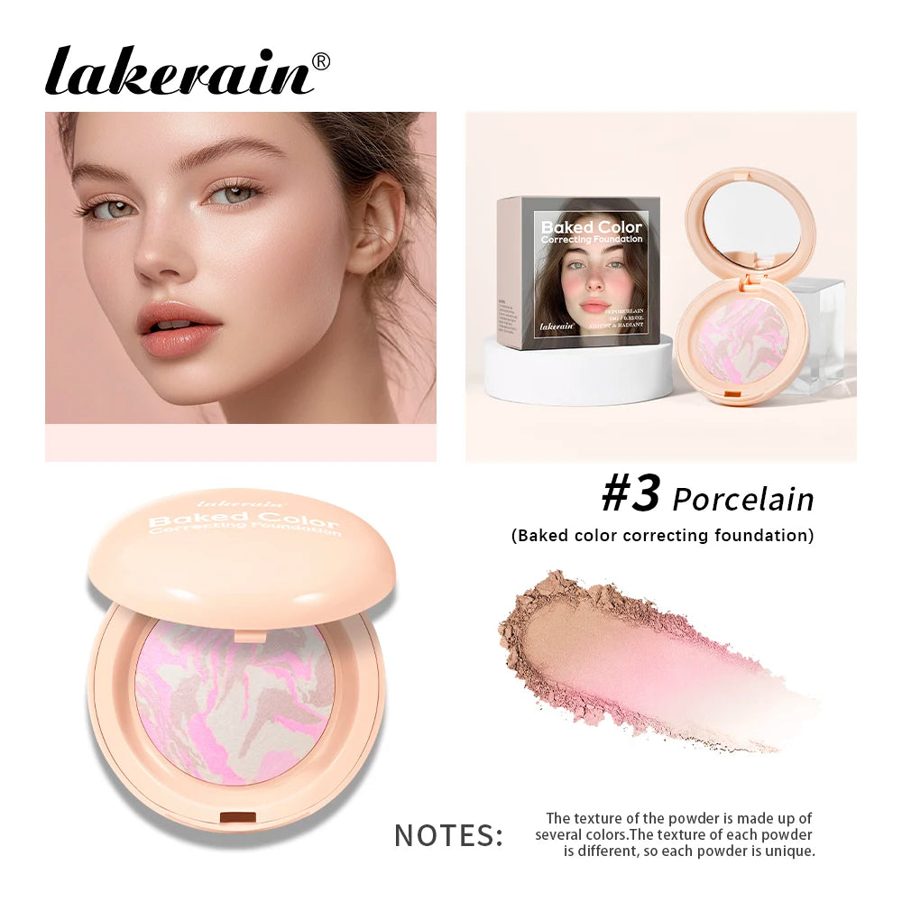 Baked Color Correcting Face Powder Foundation - 20