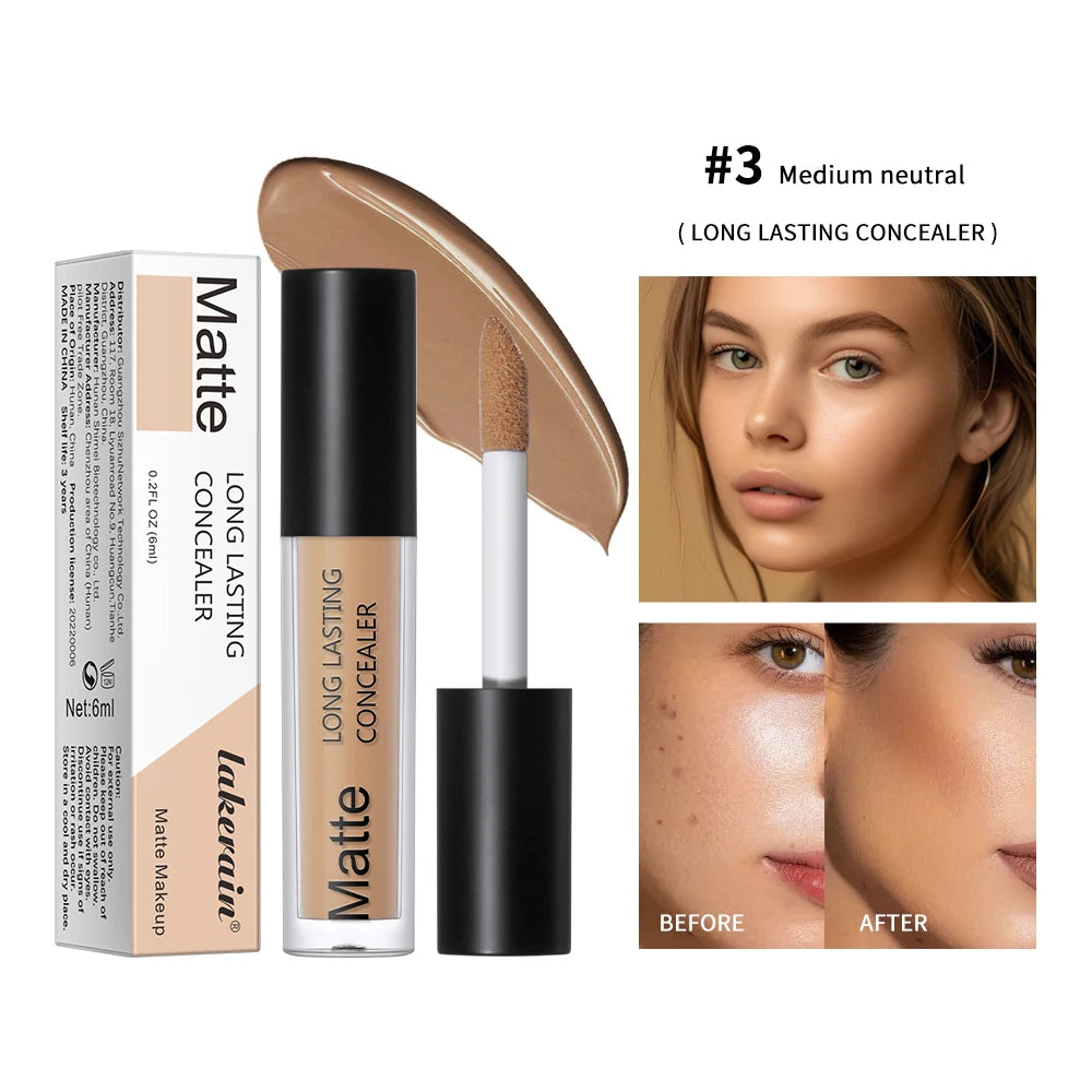 Full Coverage Matte Liquid Concealer for Face - 20