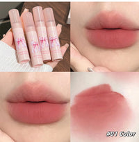 6-Piece Matte Lipstick and Blush Makeup Set with Necklace