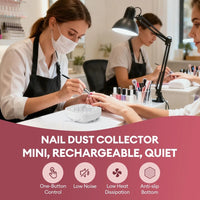 Portable USB Mini Nail Dust Collector Vacuum