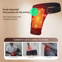 Heated Hip and Thigh Support Brace for Pain Relief