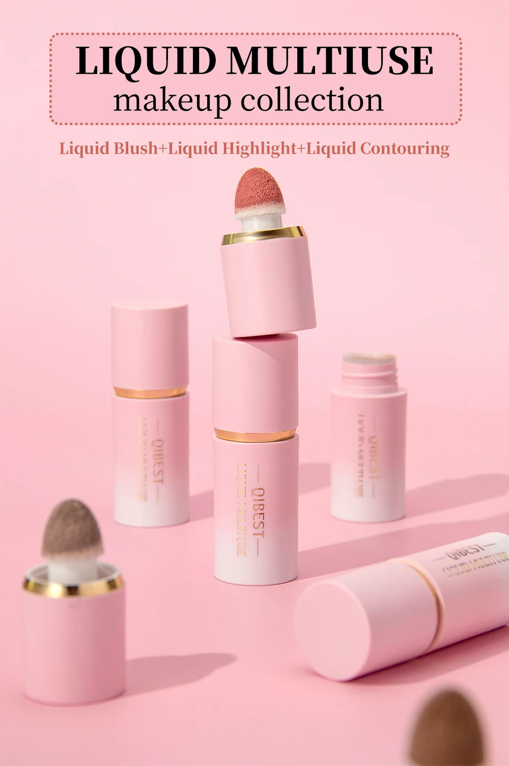 Liquid Blush, Highlighter and Contour Makeup Stick - 7