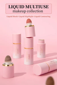 Liquid Blush, Highlighter and Contour Makeup Stick