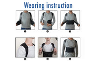 Adjustable Full Back Posture Corrector Brace