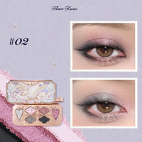 6-Color Shimmer and Matte Eyeshadow Palette