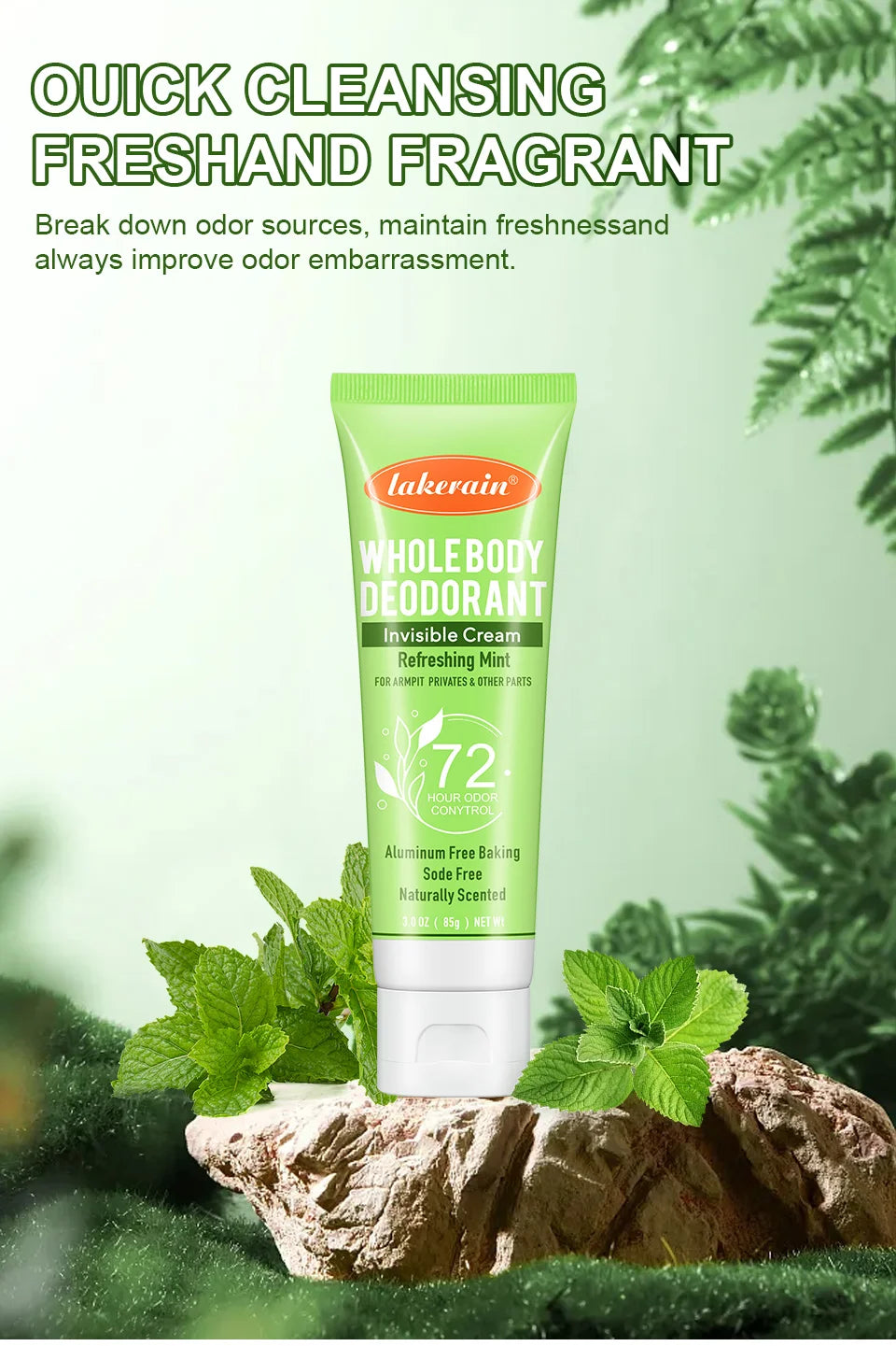72-Hour Invisible Full Body Deodorant Cream - 7