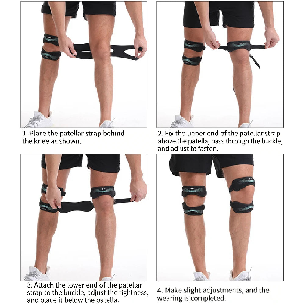Adjustable Patella Knee Stabilizer Support Strap - 4