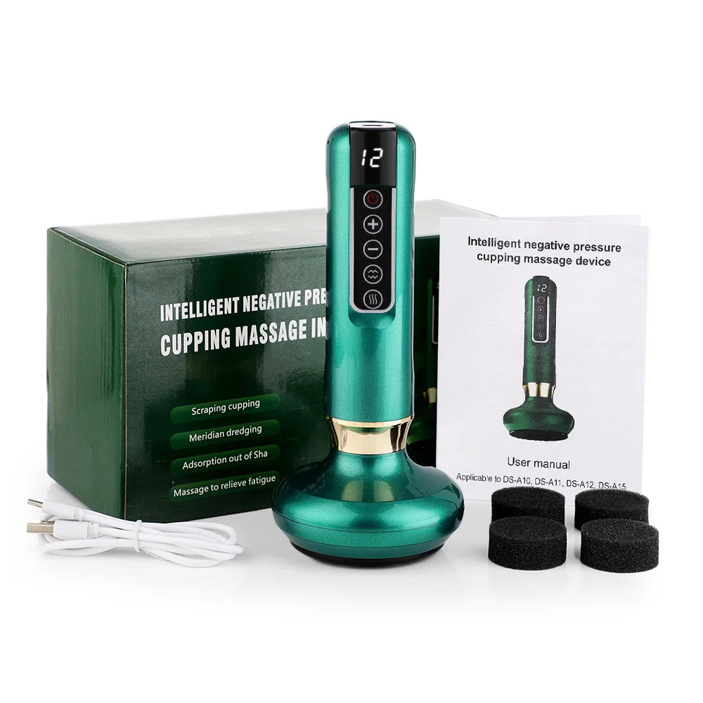 Smart Electric Vacuum Cupping & Scraping Massage Device - 12