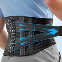 Adjustable Lumbar Support Brace for Lower Back Pain Relief