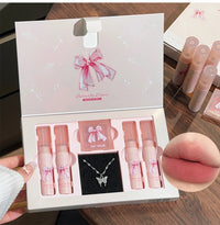 6-Piece Velvet Matte Lipstick and Blush Makeup Gift Set