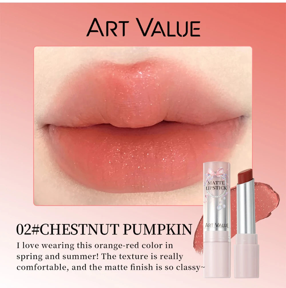Long-Lasting Waterproof Matte Lipstick - 19