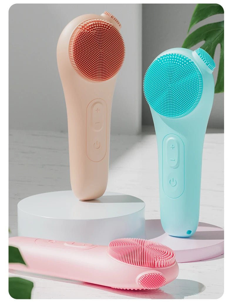 Rechargeable Silicone Facial Cleansing Brush - 17