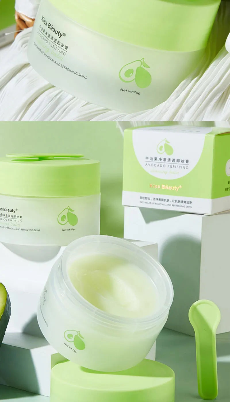 Avocado Makeup Remover Cleansing Balm for Deep Pore Cleaning - 8