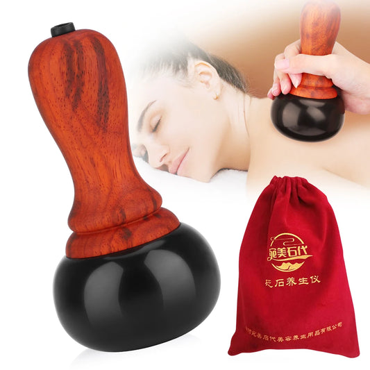 Electric Heated Bianstone Gua Sha Massage Tool