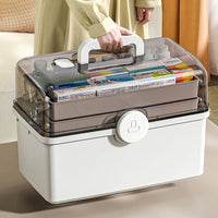 3-Layer Portable Family First Aid Storage Box