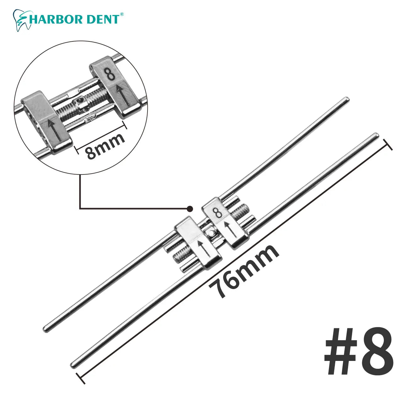 Orthodontic Rapid Palatal Expansion Screw for Dental Arch Correction - 12