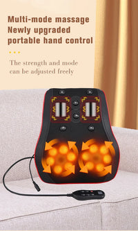 Electric Heated Shiatsu Neck and Back Massage Pillow