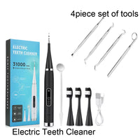 Electric Ultrasonic Teeth Cleaner and Plaque Remover