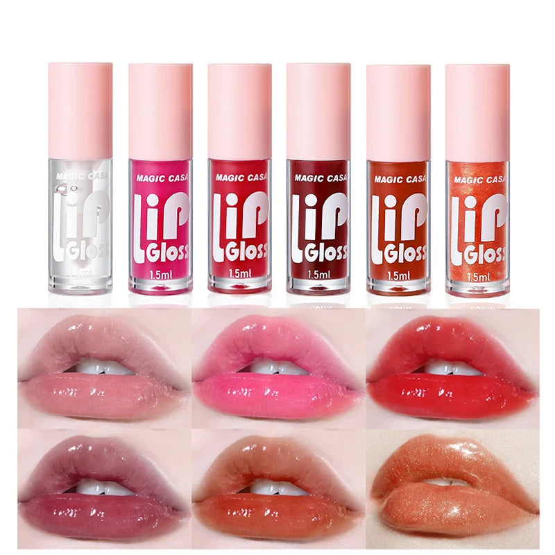 6-Piece Hydrating Water-Gloss Lip Oil Set - 3