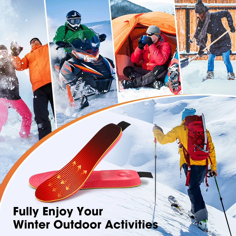 App-Controlled Rechargeable Heated Insoles for Winter - 12
