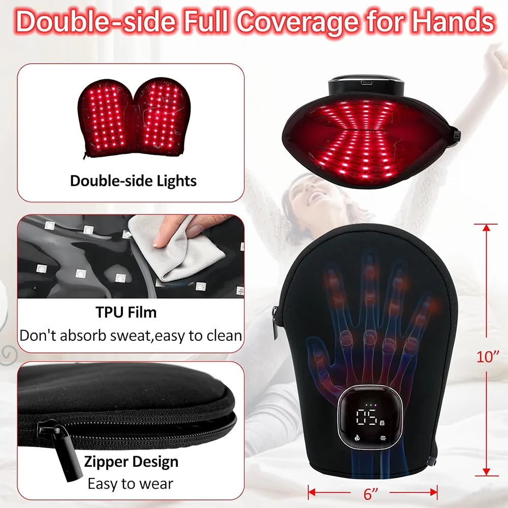 Red Light Therapy Glove for Hand and Wrist Pain Relief - 6