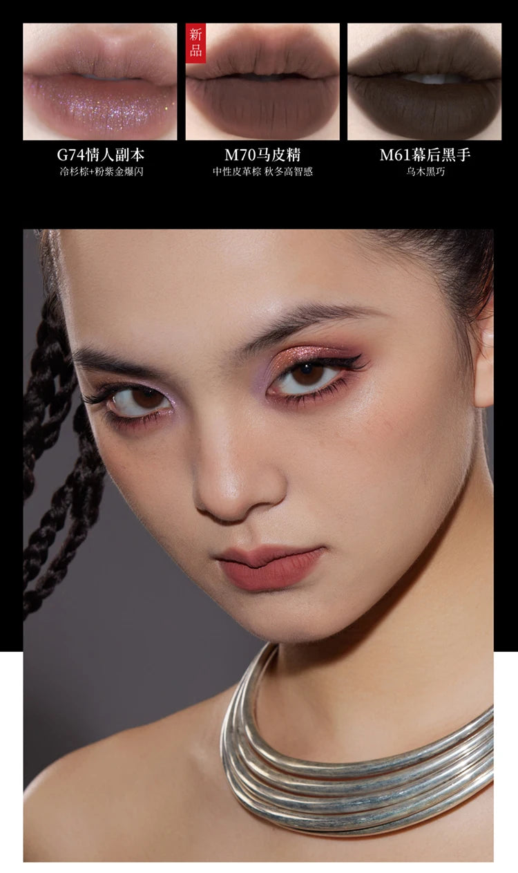 Velvet Matte Liquid Lipstick for Long-Lasting Soft Finish - 10
