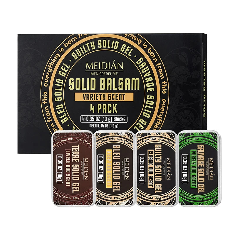 Portable Solid Cologne Perfume Set for Men - 1