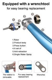 Professional 5-Piece Dental Handpiece Kit