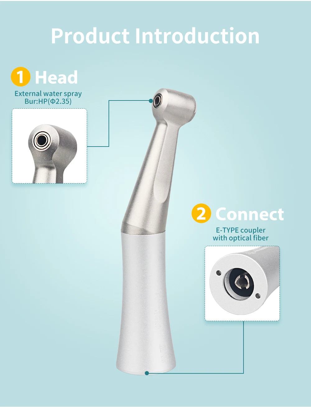 5-Piece Professional Dental Handpiece Kit - 9