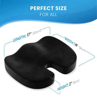 Ergonomic Memory Foam Seat Cushion for Pain Relief