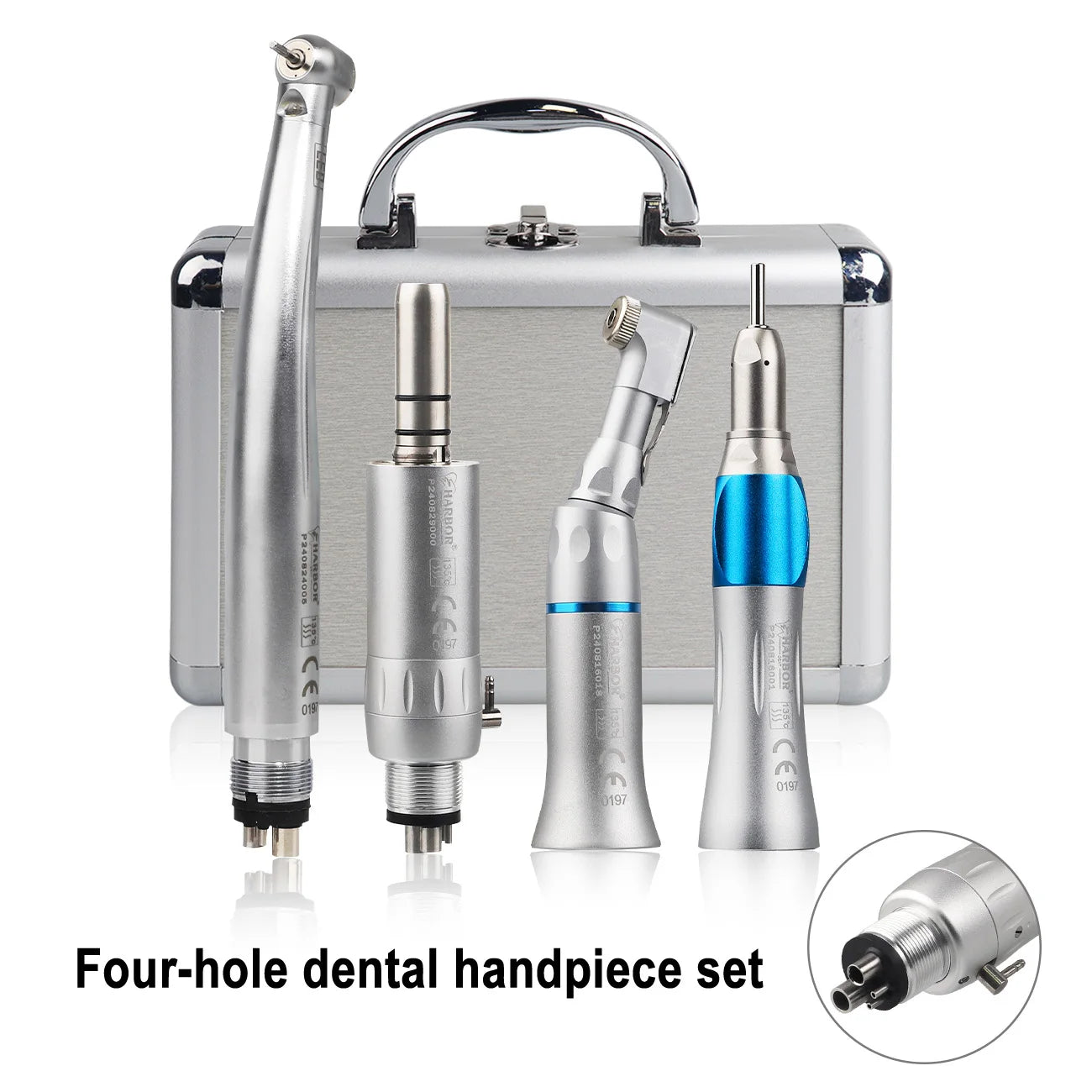 4-Piece Professional Dental Handpiece Kit - 26