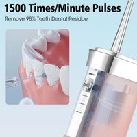 Portable Cordless Water Flosser for Deep Teeth Cleaning
