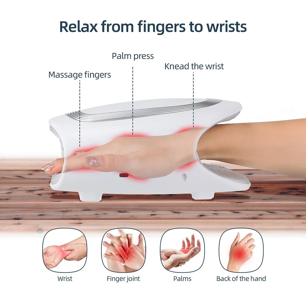 Wireless Electric Hand and Wrist Compression Massager - 4