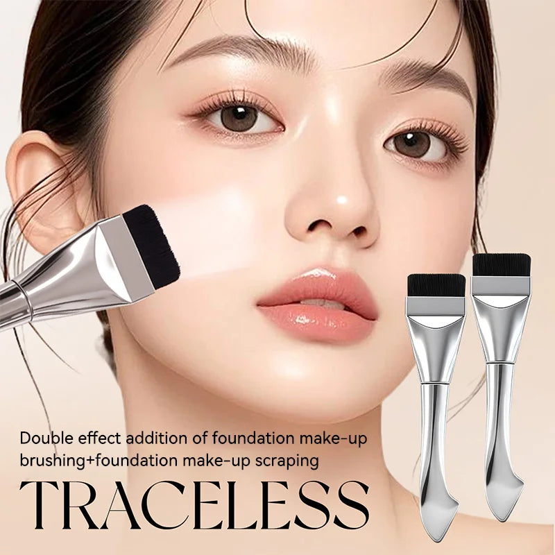 Dual-Ended Flawless Foundation Brush and Applicator