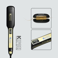 Professional Titanium Hair Straightener with Digital Display
