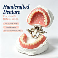 Instant Comfort Silicone Denture Set for a Natural Smile