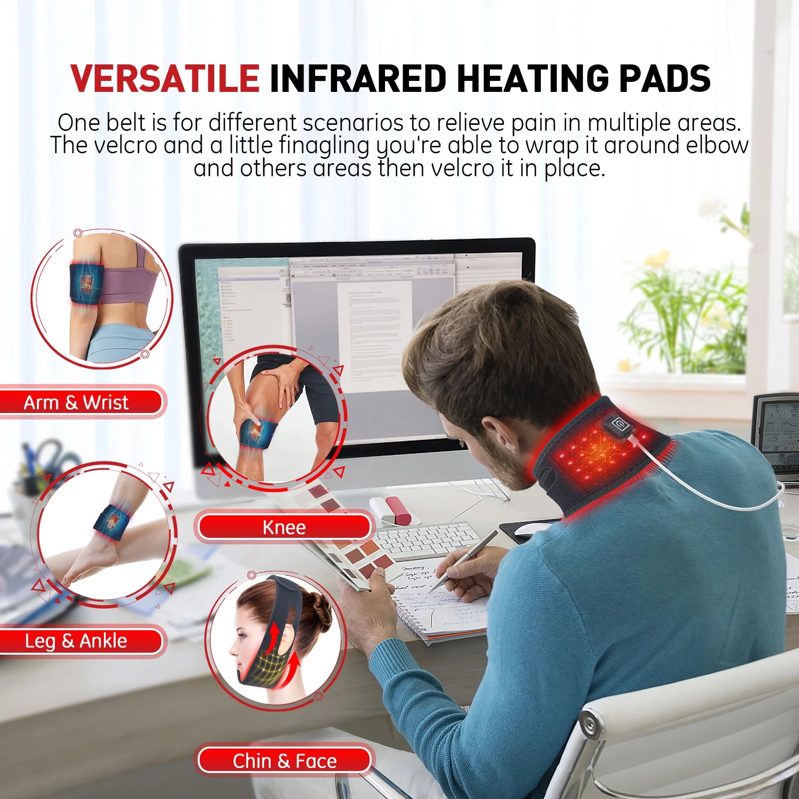 Red Light Therapy Wrap for Neck and Skin Tightening - 4
