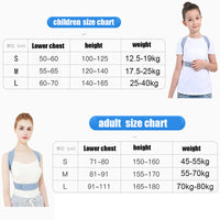 Adjustable Kids Posture Corrector for Spine Support