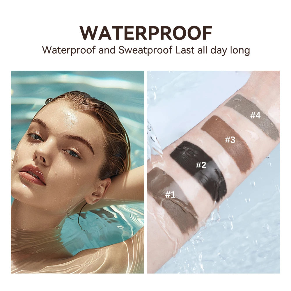 Waterproof Long-Lasting Eyebrow Tint Gel Set - 5