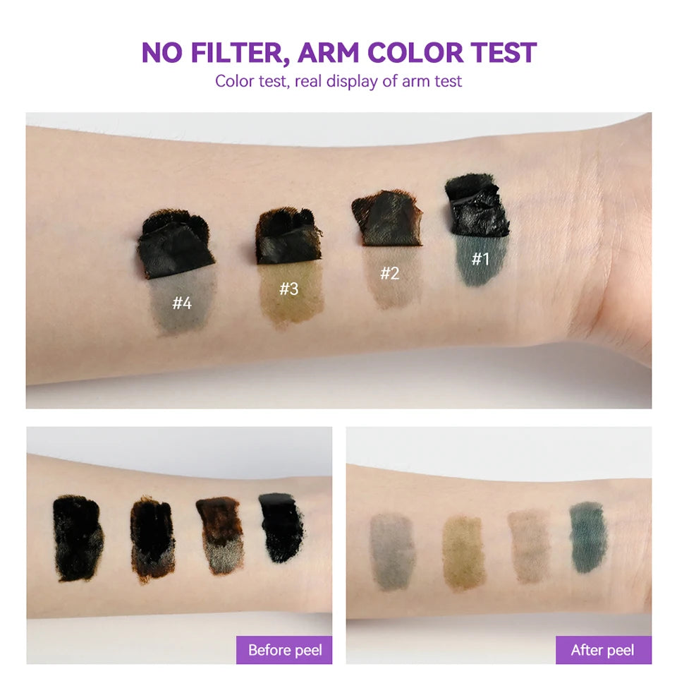 Long-Lasting Waterproof Peel-Off Eyebrow Tint Gel - 12
