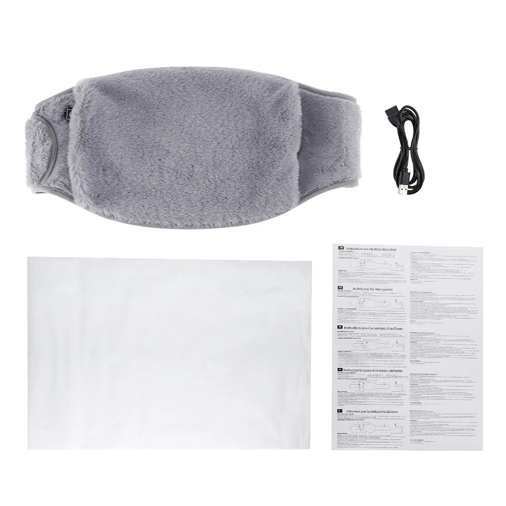 2-in-1 Heated Abdomen and Hand Warmer Belt - 16