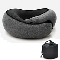 Ergonomic Memory Foam Travel Neck Pillow for Comfortable Sleep