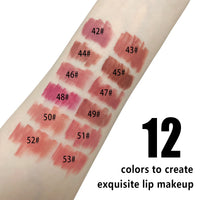12-Color Waterproof Matte Lip Liner Pencil Set